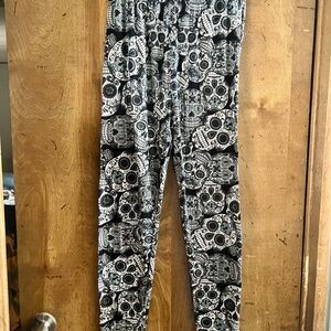 Skull Print Womens Leggings